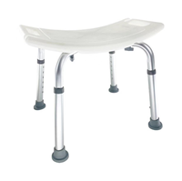 Chaise de douche orientale Foshan en alliage d'aluminium, réglable en hauteur, antidérapante, pour personnes âgées, handicapées, femmes enceintes
