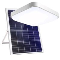 Super Bright Solaire Intérieur Carré Grand Jardin Maison Télécommande Économie D'énergie LED Solaire Plafonnier LED