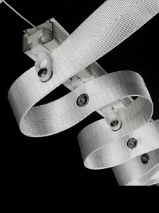 Nueva tendencia, cortinas transparentes, aleación de aluminio, riel plegable ondulado, Riel de cortina en forma de <span class=keywords><strong>S</strong></span> - Product Image 5