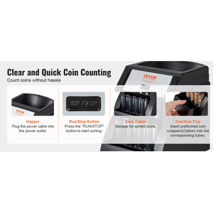 Selezionatrice di Monete USD, Macchina Selezionatrice per Monete USD fino a 230 Monete/min, Macchina Avvolgitrice - Product Image 4