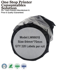 INK-POWER LW 99010 99012 99014 99015 Black on White Thermal Paper <strong>Label</strong> Roll Compatible for <strong>Dymo</strong> LabelWriters 450 Printer - Product Image 5