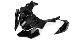 Accessoires de moto <span class=keywords><strong>Scorpion</strong></span> Mouth en fibre de <span class=keywords><strong>carbone</strong></span> 3K Twill Noir brillant Compatible avec les modèles BMW S1000xr - Product Image 3