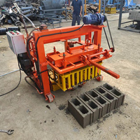 Machine mobile Offre Spéciale de fabrication de blocs creux en béton d'Haïti Machine à briques diesel pour le stockage de briques pleines