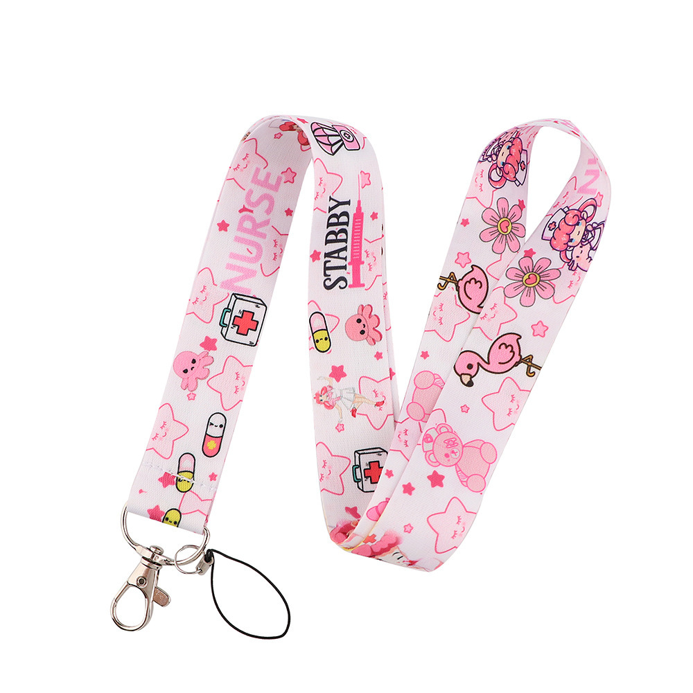 Promotional Gifts Lanyard Cartoon Poke Pika Psyduck Charmander Bulbasaur Squirtle Gengar Lanyards Anti-Lost Lanyards Accessories Image 5