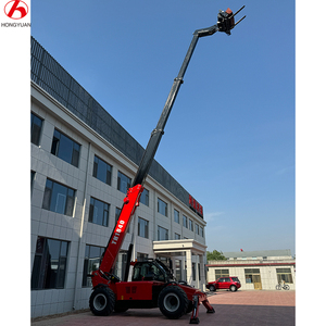Carretilla elevadora telescópica de 13000KG, manipulador telescópico de <span class=keywords><strong>4</strong></span> toneladas con brazo zoom - Product Image 1