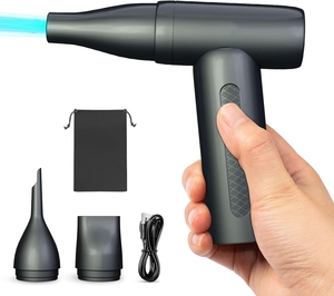 Xách tay New điện tử mạnh mẽ Barber không khí Khăn lau bụi di động chân không thổi sạch hơn cho máy tính công cụ làm sạch - Product Image 1