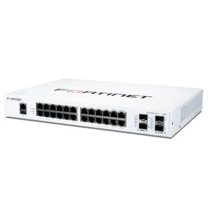 FORTINET FortiSwitch FS-148F - FS-148F, สวิตช์ POE ที่จัดการ L2+ พร้อม 24GE + 4SFP+, POE 24 พอร์ต สามารถติดตั้งบนแร็คได้