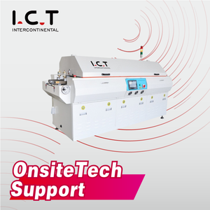 Four de refusion de taille moyenne à 6 zones de température avec contrôle PLC et compteur de composants automatisé, pour soudage par refusion de composants électroniques, vente en gros, produit phare - Product Image 1