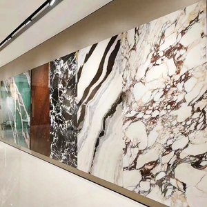 Panel de Pared Decorativo de PVC con Acabado Brillante y Recubrimiento UV, Alternativa al Mármol, Múltiples Estilos - Product Image 1