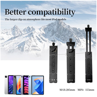 Support de téléphone multifonction en aluminium pour diffusion en direct, vlogging, photographie, avec griffe Arca et trou de vis 1/4 pouce
