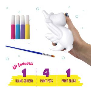 Giocattoli Diy personalizzati 3D Squishi Paint Kit educativo 4 colori arcobaleno giocattoli Squishy per bambini - Product Image 5