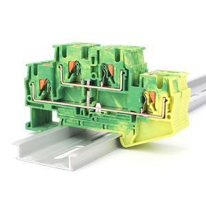 Pttb4 hai lớp Push-in khối thiết bị đầu cuối mùa xuân Din Rail khối thiết bị đầu cuối - Product Image 4