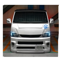 HIACE BUS 1695 NARROW 2005-2018 Nouveau design Capot en fibre de verre