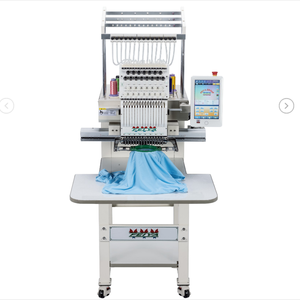 เครื่องปักคอมพิวเตอร์ FEIYA 1501 หัวเดียว 15 เข็ม ความเร็วสูง สำหรับปักหมวก เสื้อ กระเป๋า ใช้ในบ้าน ใหม่ พร้อมลูกปืน - Product Image 2
