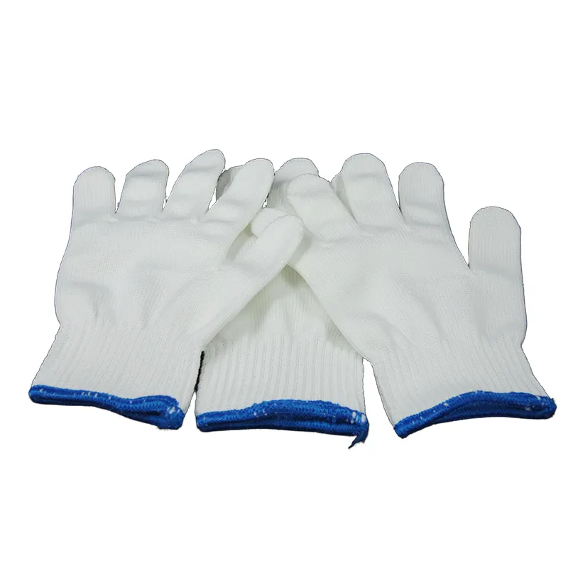 Wholesale Cheap CE Standard 10 Gauge Polyester smooth Safety Gloves