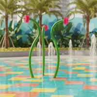 Solutions de piscines aquatiques Premium Splash Zone : Conception de petit parc aquatique d'aventure + Équipement de terrain de jeux durable