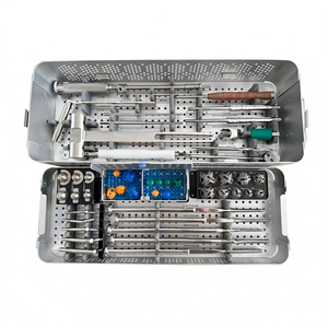 Reemplazo de articulación de prótesis de cadera <span class=keywords><strong>total</strong></span> tipo A de acero inoxidable 4 #-10 # Juego de instrumentos Implantes quirúrgicos ortopédicos veterinarios - Product Image 5