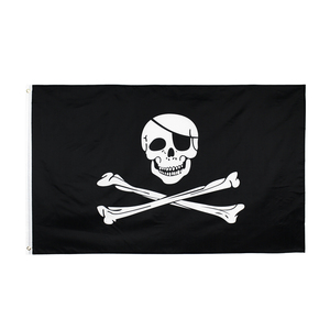 3x5ft Skull and Cross Crossbones Sabres Swords Jolly Roger pirate Dead Man's Chest Flags