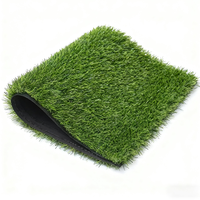 Gazon synthétique ignifuge UV-Anti 50 mm en PP/PE pour aménagement paysager de jardin, pelouse artificielle pour chiots