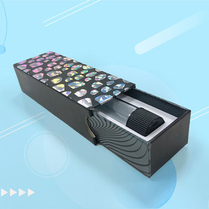 2024 Christmas Day Gift <b>Set</b> 30ml Massage <b>Oil</b> Skin Care Eye Cream Serum Holographic Paper Box with Custom Logo Spot Gloss UV - Product Image 6