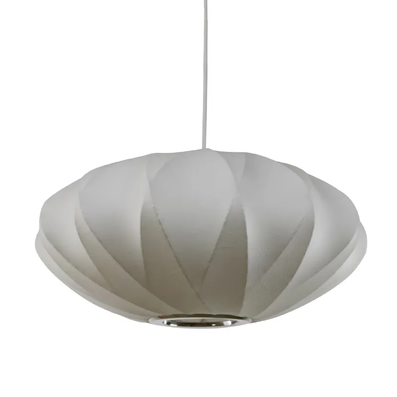 Modern Decoration Lantern Indoor Lighting Home Hotel Restaurant Silk LED Pendant Lamp Silk lamp Bubble lamp