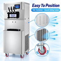 SICOTCNA – machine à crème glacée en acier inoxydable, fabricant professionnel, 3 saveurs
