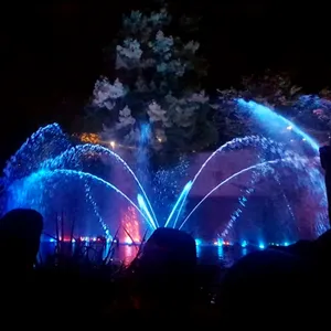 Best Price Programmable Fountain New Design Colorful Music Fountain With Rgb Lights