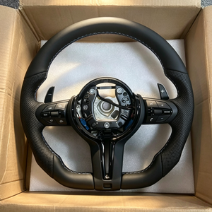 Volante Deportivo Ergonómico y Confortable para <span class=keywords><strong>BMW</strong></span> F30 E90 M3 <span class=keywords><strong>M5</strong></span> F07 F40 F80 X1 X2 X3 X4 con Costuras Cosidas a Mano, Fácil Instalación - Product Image 6