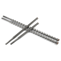 Foret à béton Huhao SDS Plus Max à cinq rainures, 500-1000 mm, pour marteau électrique, forets à maçonnerie pour béton