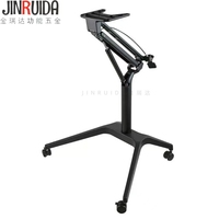 Cadre de bureau élévateur pneumatique JIN RUI DA-Alliage d'aluminium robuste, fonctionnement silencieux réglable en hauteur pour l'étude/le bureau