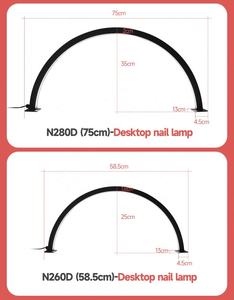 <span class=keywords><strong>Lampe</strong></span> à LED d'un demi-mois pour <span class=keywords><strong>ongles</strong></span>, fourniture d'<span class=keywords><strong>ongles</strong></span> OEM, <span class=keywords><strong>lampe</strong></span> annulaire de table en diamant, outils de manucure de salon, lumière d'appoint - Product Image 4