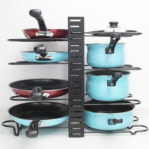<span class=keywords><strong>Organizzatore</strong></span> <span class=keywords><strong>per</strong></span> Pentole da Cucina a 8 Livelli, Porta Pentole e <span class=keywords><strong>Padelle</strong></span> Regolabile - Product Image 2