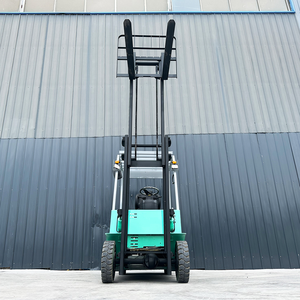 Gratis pengiriman 1Ton 1,5 ton 2ton 2.5Tonne CE baterai pertanian Forklift gudang bengkel 4 roda Mini Gabelstapler Forklift listrik - Product Image 4