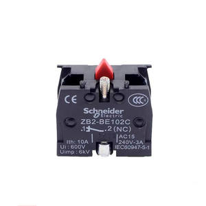 Bloc de contact ZB2-BE101C ouverture normale NO ZB2-BE102C NC bouton poussoir Joystick interrupteur remplace <span class=keywords><strong>TELE</strong></span> 10A 600V - Product Image 3