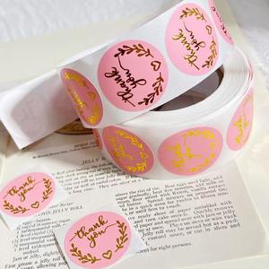 Pegatinas redondas <span class=keywords><strong>de</strong></span> 2 pulgadas, etiqueta impermeable, etiqueta redonda <span class=keywords><strong>de</strong></span> papel sintético, pegatina circular <span class=keywords><strong>de</strong></span> 4 pulgadas para embalaje - Product Image 1