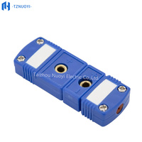 Connecteur thermocouple de surface SMPW Mini OEM/ODM IP65 mâle et femelle de type T, prise à broches plates pour haute température