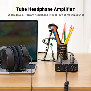 Fosi Audio P2 Amplificatore Integrato Portatile per Cuffie, Amplificatore a Valvole Mini HiFi Stereo con Bassa Rumorosità per Cuffie - Product Image 4