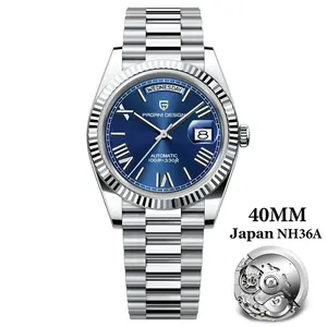 2024 PAGANI DESIGN PD 1783 Men's Watches 40mm Automatic Mechanical Watch Luxury AR Sapphire Glass NH36A Week Charming Watch Men