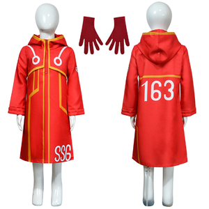 Ecowalson Egghead Island disfraz Monkey D <span class=keywords><strong>Luffy</strong></span> Robe Cosplay disfraz 163 <span class=keywords><strong>Luffy</strong></span> <span class=keywords><strong>chaqueta</strong></span> abrigo sombrero traje <span class=keywords><strong>de</strong></span> Halloween - Product Image 4