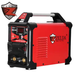 Yüksek kaliteli tek fazlı 220V ZX7-200 taşınabilir MMA invertör demir KAYNAK MAKINESİ