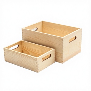 Boîte à bonbons multifonctionnelle en bois brillant de style européen, organisateur de bureau, capacité 1-3L, facile à nettoyer, pour maquillage et salle de bain - Product Image 4