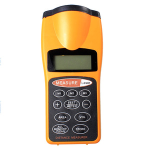 Minimedidor de distancia ultrasónico Lcd portátil, medidor de distancia con <span class=keywords><strong>puntero</strong></span> láser - Product Image 3