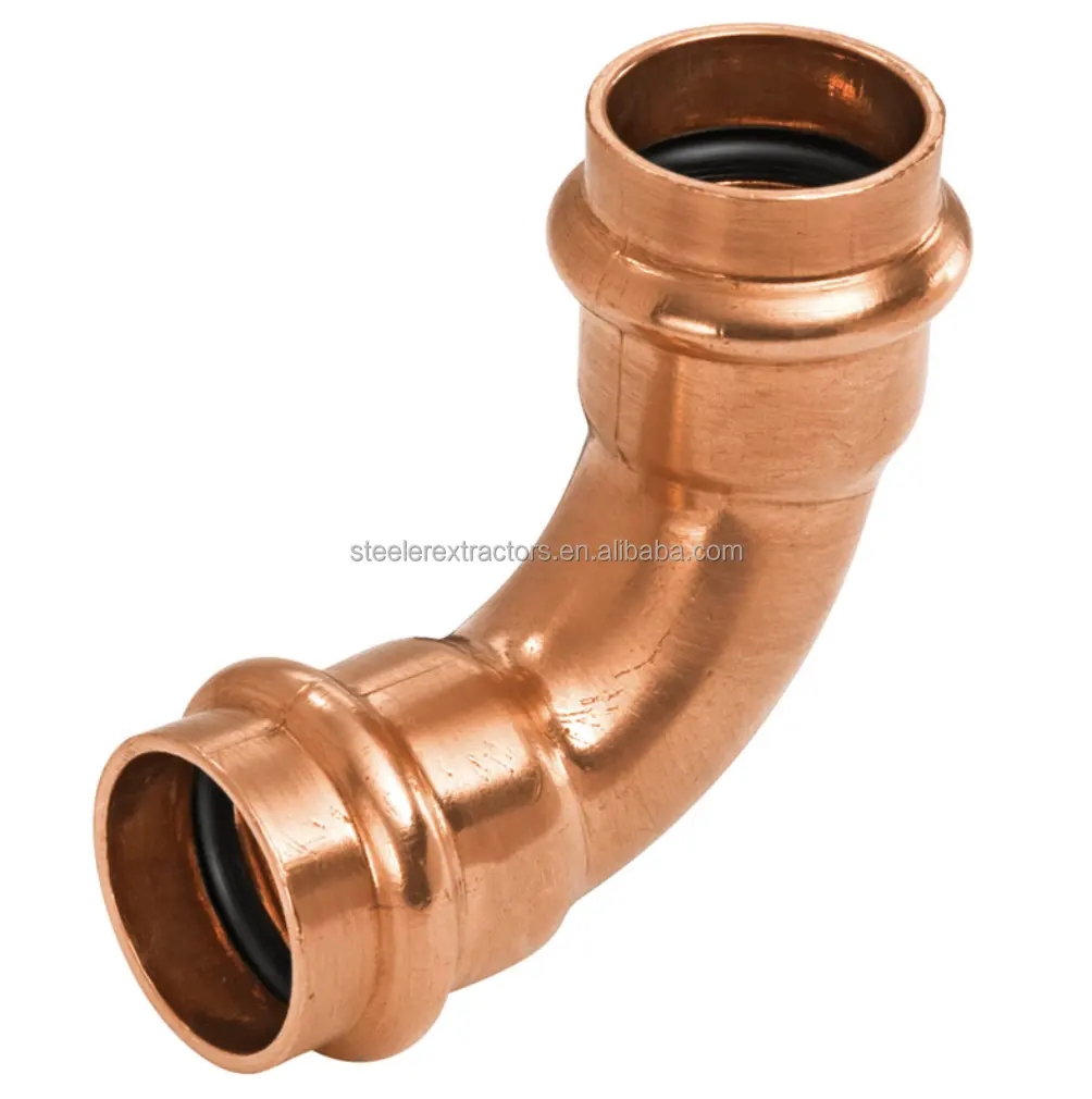 Copper Press Fitting Coupling Reducer Elbow tee for Plumbing pipe fittings