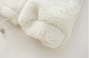 Vêtements d'hiver chauds veste polaire pour hommes mode <span class=keywords><strong>Ombre</strong></span> broderie Logo doublé vêtements pour hommes veste Stand décontracté personnalisé tissé - Product Image 6