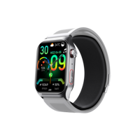 Reloj Inteligente con Bomba de Aire de 2.10 Pulgadas, Presión Arterial, ECG Médico, Análisis de Riesgo de Enfermedades Cardíacas HRV, Monitoreo Cardíaco 24H