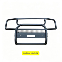 Pare-chocs avant tout-terrain pour le nouveau Land Rover Defender 90 110 avec attelage de remorquage et support de treuil pour installation de remplacement