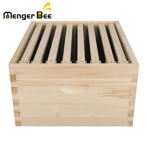 Nueva Colmena Menger de Madera de Abeto de 2 Niveles, Tipo Langstroth, 10 Cuadros, Unión de Cola de Pato, Sin Montar, 1 Año de Garantía, Suministros para Apicultura - Product Image 3