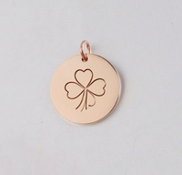 Pendentifs ronds personnalisés YML& 6-30MM en acier inoxydable, pendentifs vierges pour nom, motif, logo, breloques personnalisées pour la fabrication de bijoux
