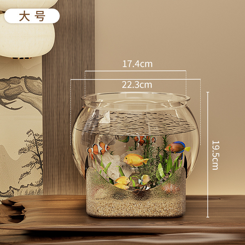 Large desktop eco-tank with base