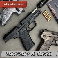 Hanya Dijual di AS 1/2.05 Model Miniatur Paduan Logam Empire Prop Model Kerajinan Lempar Peluru Non-Firing Model USP Alat Peraga Pembelajaran Senjata